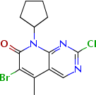 1016636-76-2 6-Bromo-2-chloro-8-cyclopentyl-5- 甲基吡啶并[2,3-d]嘧啶-7(8H)-one