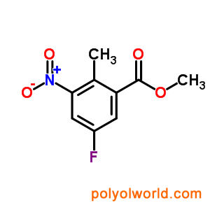 697739-03-0 甲基 5-fluoro-2-methyl-3  -硝基苯甲酸酯