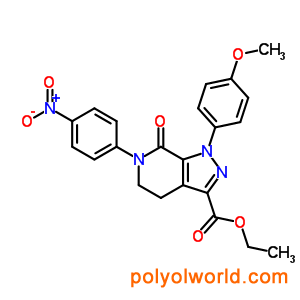 536759-91-8 乙基 1-(4-甲氧基苯基)-6  -(4-nitrophenyl)-7-oxo-4,5,6,7-tetrahydro-1H-pyrazolo[3,4-c]pyridine-3-carboxylate