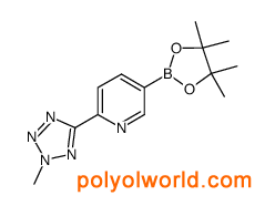 1056039-83-8 2-(2-Methyl-2H-tetrazol-5-yl  )-5-(4,4,5,5-tetraMethyl-1,3,2-dioxaborolan-2-yl)pyridine