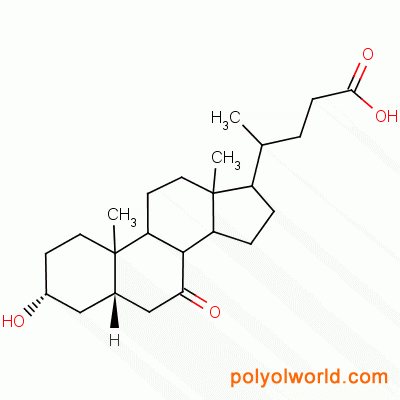 4651-67-6 3-alpha-hydroxy-7-oxo-  5-beta-cholan-24-oic酸
