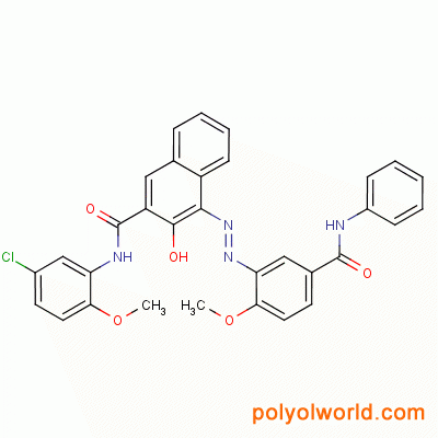 67990-05-0 N-(5-chloro-2-methoxyphenyl  )-3-羟基-4-[[2-甲氧基-5-[(苯基氨基)羰基]苯基]偶氮]萘-2-甲酰胺
