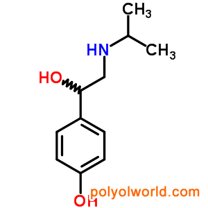 7376-66-1 4-[1-hydroxy-2-( 丙-2-基氨基)乙基]苯酚