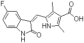 356068-93-4 5-((Z)-(5-  Fluoro-2-oxoindolin-3-ylidene)methyl)-2,4-dimethyl-1H-pyrrole-3-carboxy acid