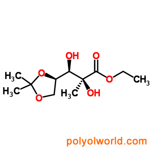93635-76-8 乙基(2S,3R)-3-[  (4R)-2,2-dimethyl-1,3-dioxolan-4-yl]-2,3-dihydroxy-2-methyl-propanoate