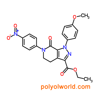 536759-91-8 乙基1-(4-甲氧基苯基)-6  -(4-nitrophenyl)-7-oxo-4,5,6,7-tetrahydro-1H-pyrazolo[3,4-c]pyridine-3-carboxylate