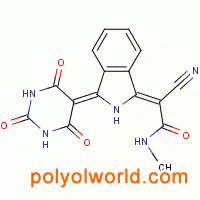 76199-85-4 2-cyano-2-[2,3  -dihydro-3-(四氢-2,4,6-trioxo-5(2H)-pyrimidinylidene)-1H-isoindol-1-ylidene]-N-甲基乙酰胺