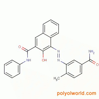 16403-84-2 4-[(5-carbamoyl-o- 甲苯基）偶氮]-3-羟基萘-2-苯胺