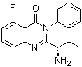 870281-86-0 (S)-2-(1-a氨基丙基)-5-  fluoro-3-phenylquinazolin-4(3H)-one