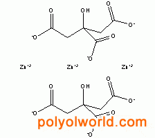 546-46-3 二柠檬酸三锌